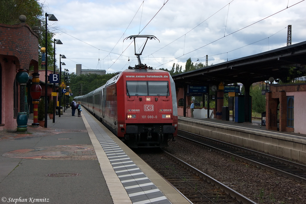 101 080-8  cewe-fotobuch  mit dem IC 2191  Wattenmeer  von Westerland(Sylt) nach Frankfurt(Main)Hbf in Uelzen. 21.07.2012