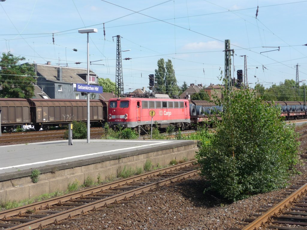 140 184 erreicht am 20.08.2011 den Gelsenkirchener Hauptbahnhof.
