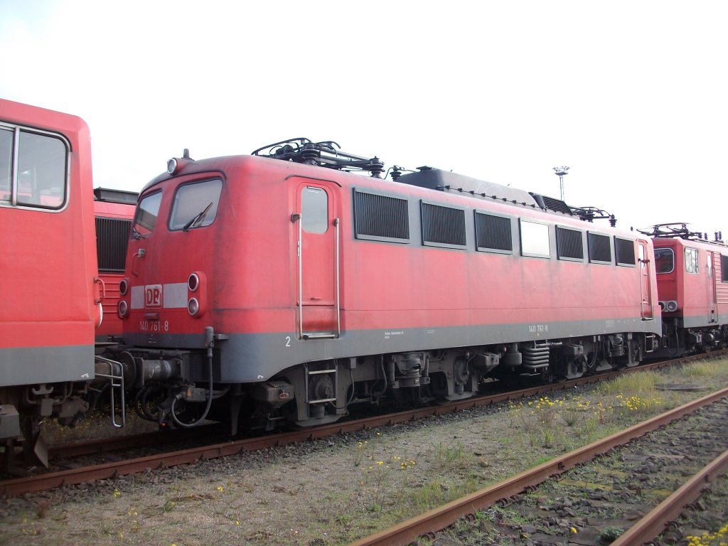 140 761-8 ex.Bh Mannheim am 13.November 2010 z-gestellt in Rostock Seehafen.