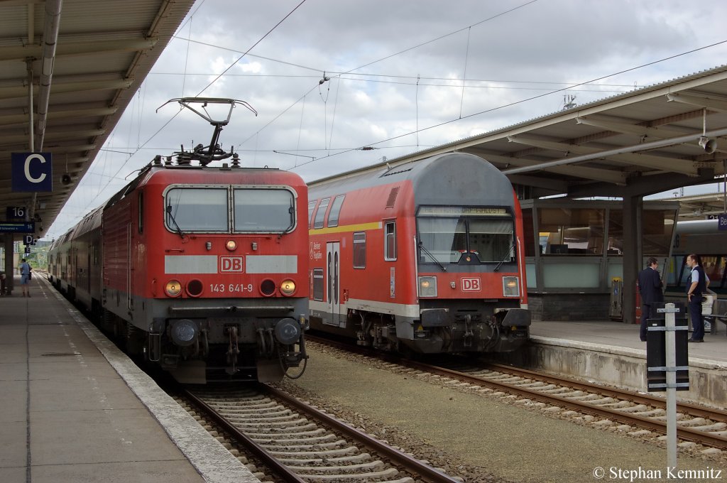 143 641-9 mit der RB14 (RB 18915) nach Berlin-Schnefeld Flughafen in Berlin-Lichtenberg. 18.06.2011