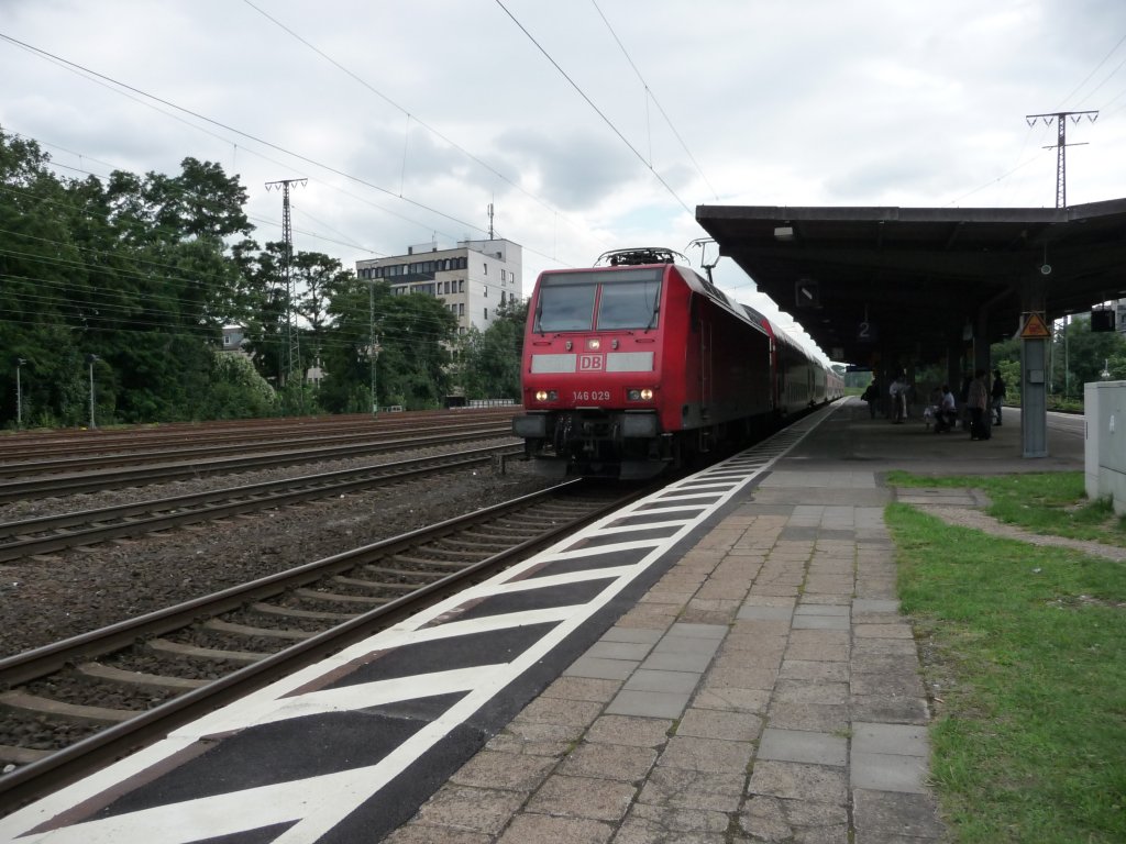 146 029 durchfhrt am 08.08.2012 Kln-West.
RE5 -> Emmerich