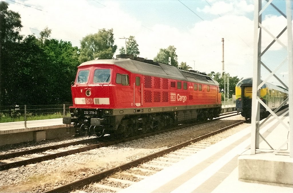 232 378 von DB-Cargo in Binz.