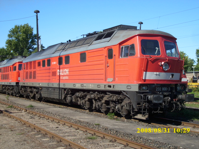 232 800 Bh Halle G. am 31.August 2008 in Berlin Lichtenberg.