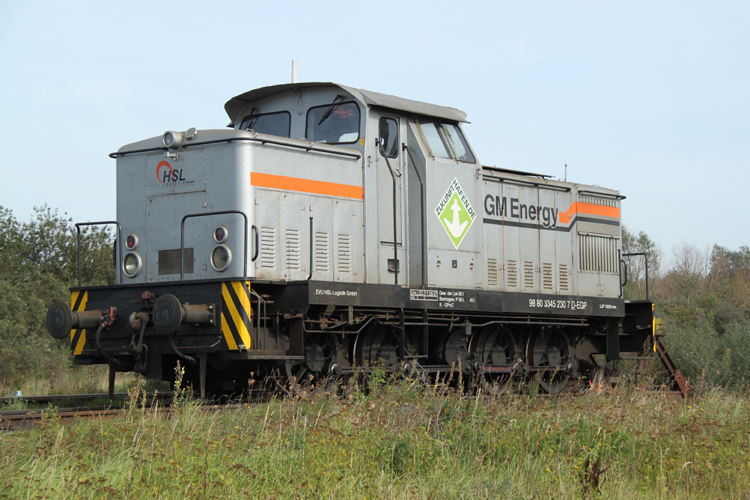 345 230-7 abgestellt im Rostocker lhafen.28.09.2011