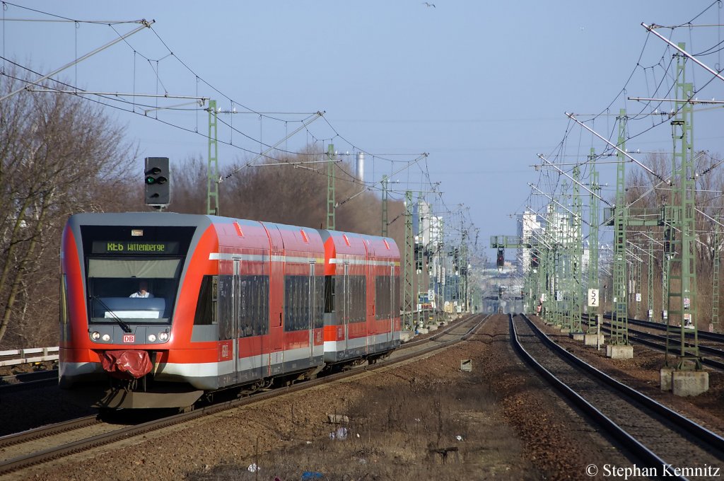 646 022-3 & 646 025-6 als RE6 (RE 17548) nach Wittenberge in Berlin Jungfernheide. 21.02.2011