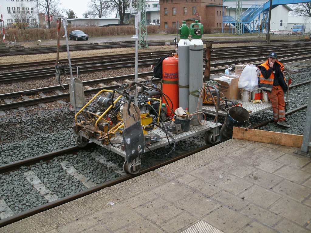 Arbeitsfahrzeug in Bergen/Rgen.