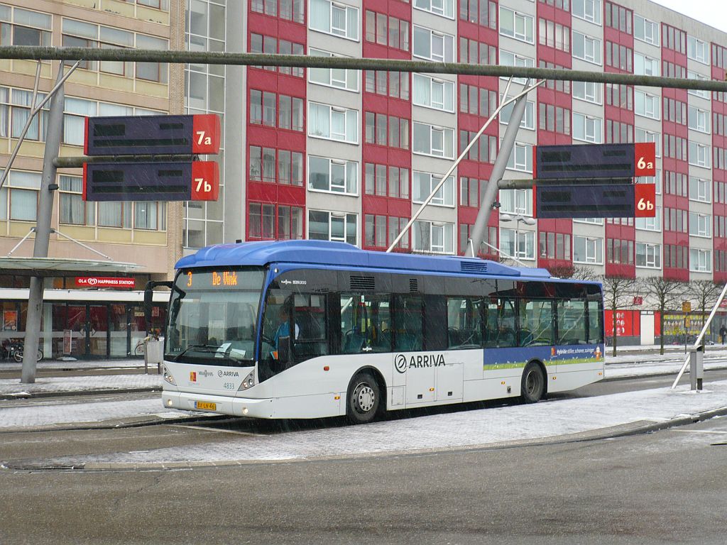 Arriva ex-Connexxion Bus 4833 Van Hool newA300 Hybrid. Stationsplein Leiden 20-01-2013.

Arriva ex-Connexxion bus 4833 Van Hool newA300 Hybrid. Stationsplein Leiden 20-01-2013.