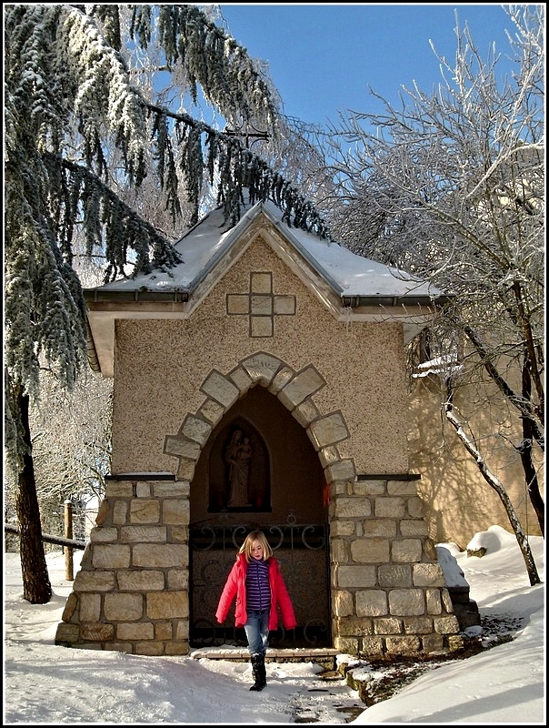 Besuch der kleinen Kapelle in Berl am 31.12.2010. (Jeanny)