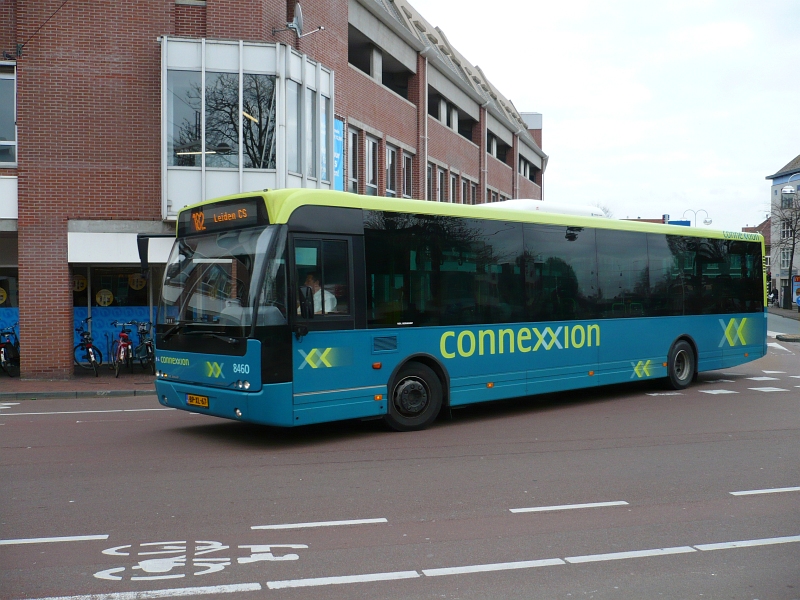 Connexxion Bus nummer 8460 Korevaarstraat Leiden 28-03-2010.