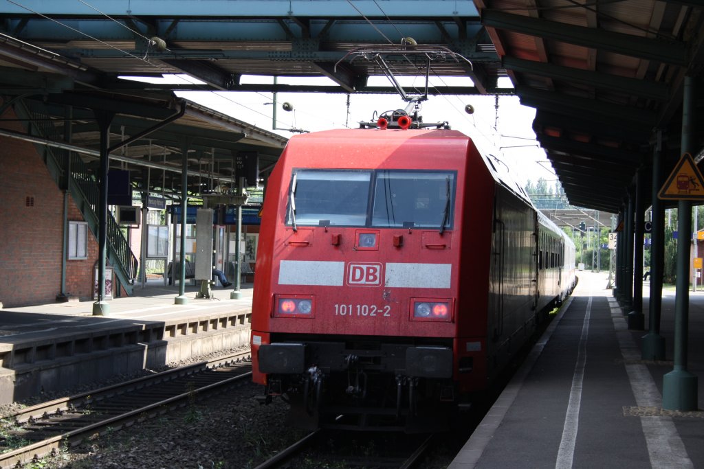 DB BR 101 102-2 in Hamburg Harburg am 11.06.2011