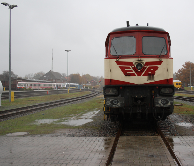 Die 622.01 von EVB vor dem BW Bremervrde.dies sind die Letzten Bilder vom Russen in dieser Farbe.(www.bahnfotokiste.com)Bild 2