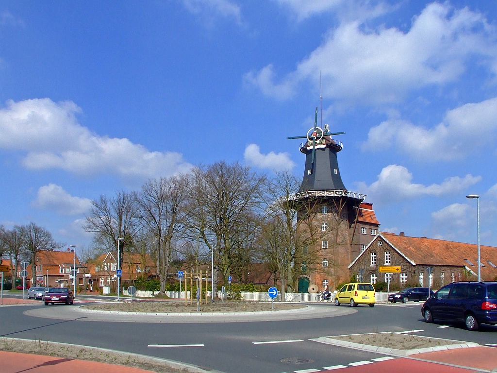 Die Hager Mhle in Hage/Ostfriesland (Landkreis Aurich) am 15.04.2006