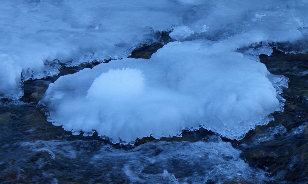 Ein Spiegelei aus Eis. 
(15.02.2010) 