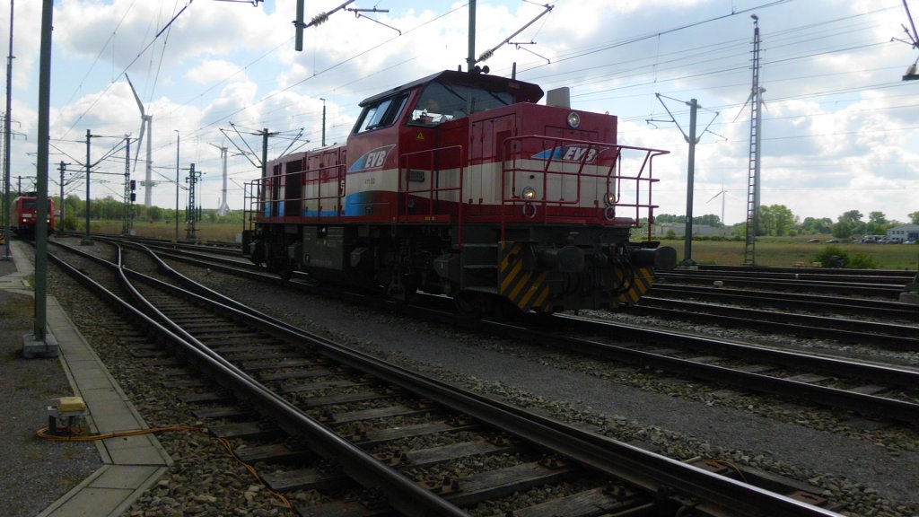 EVB G1000BB 411 52(BR 271 030-9)in Rbf Weddewarden, Bremerhaven am 04.05.2011.