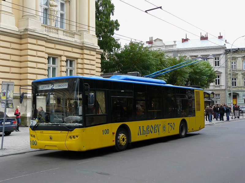 LAZ O-Bus Lviv, Ukraine 13-09-2007.