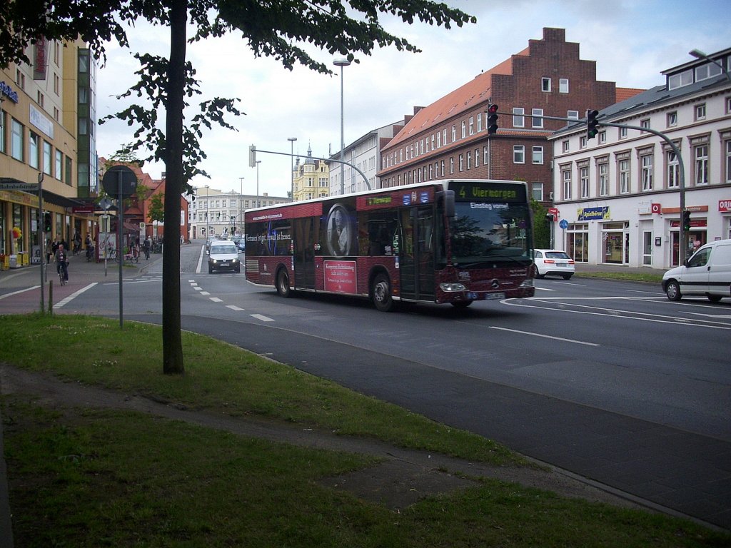 Mercedes Citaro II der Stadtwerke Stralsund (SWS) in Stralsund. 

