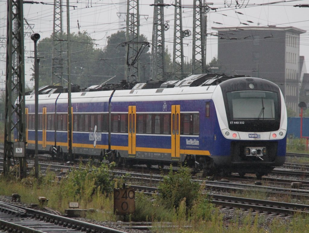 MWB-Mops 440 332 in Bremen Hbf abgestellt.28.07.2012