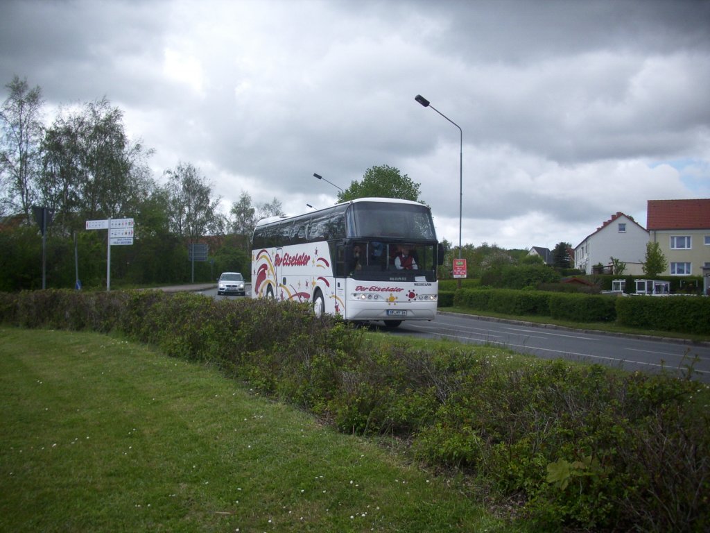 Neoplan Cityliner von Der Elsetaler aus Deutschland in Sassnitz. 