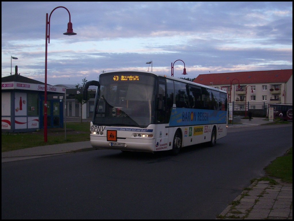 Neoplan Euroliner der RPNV in Bergen.
