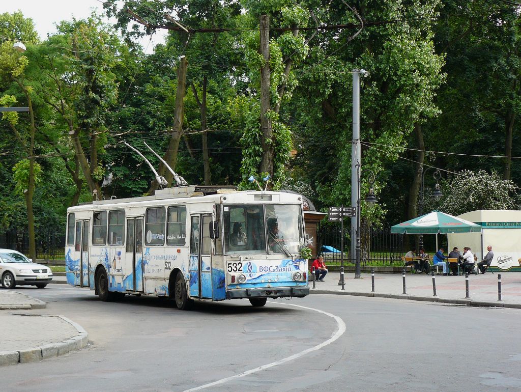 O-Bus 532 Skoda 14Tr. Universitt, Lviv 12-06-2011.