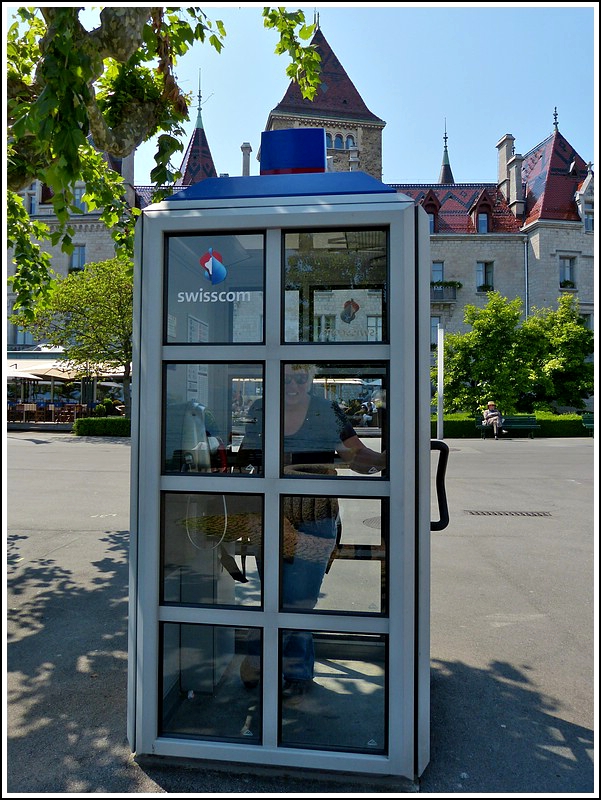 O-Ton Margaretha: Damit ich niemandem im Bild stehe. Lausanne, 26.05.2012 (Jeanny)