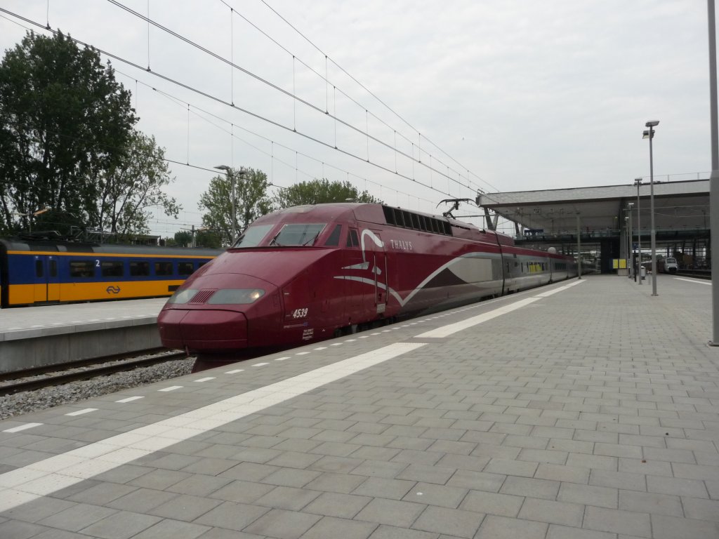 PBA-Thalys 4539 am 15.08.2012 in Rotterdam CS.