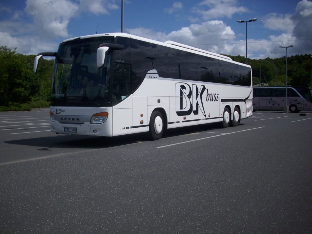 Setra 416 GT-HD von BK-buss aus Schweden in Bergen.