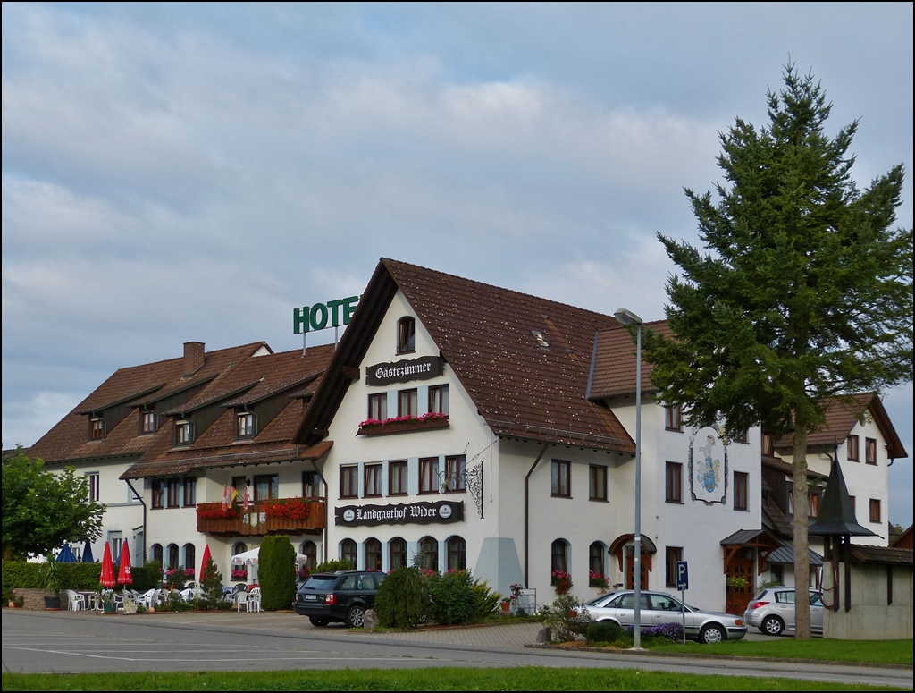 Unser Hotel in Bietingen. 15.09.2012 (Hans)