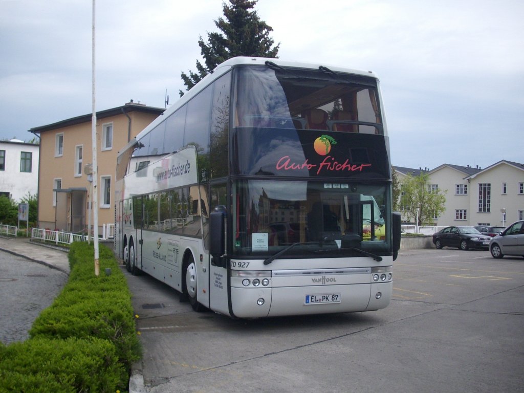 Van Hool TD927 von Auto-Fischer/Meyering aus Deutschland in Sassnitz.