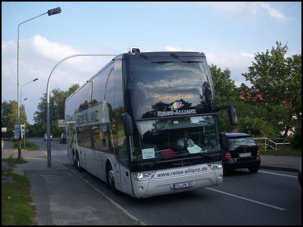 Van Hool TX von Reise-Allianz/Meyering aus Deutschland in Sassnitz.