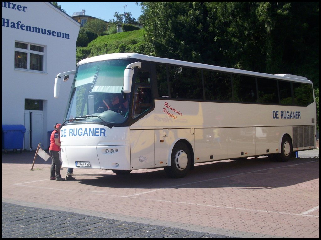 VDL Bova Futura von De R�ganer aus Deutschland im Stadthafen Sassnitz.