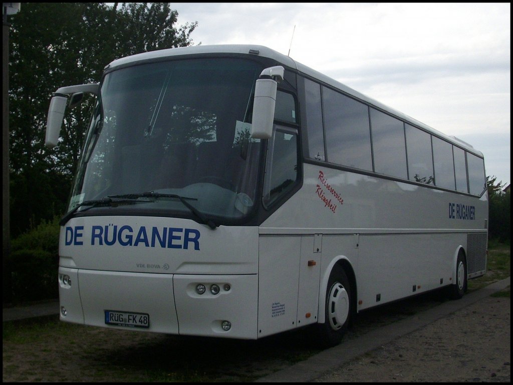 VDL Bova Futura von De R�ganer aus Deutschland in Sassnitz.