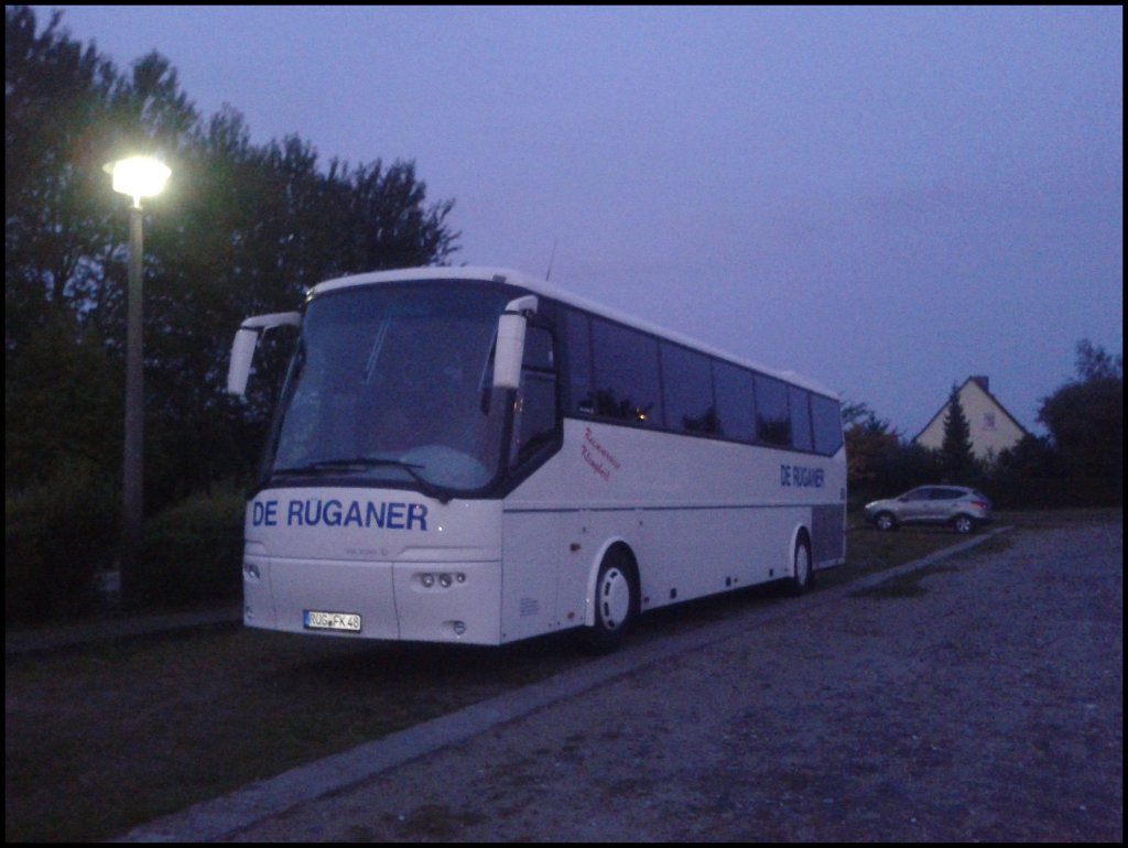 VDL Bova Futura von De R�ganer aus Deutschland in Sassnitz.