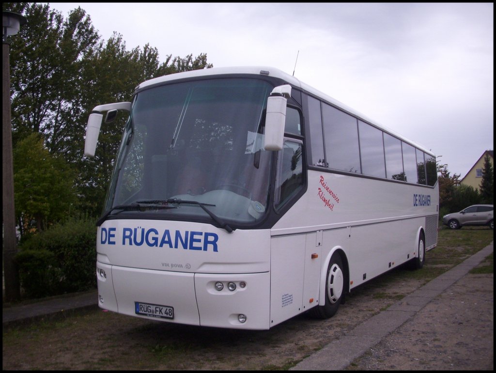 VDL Bova Futura von De R�ganer aus Deutschland in Sassnitz.