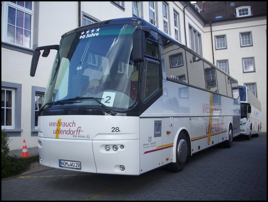 VDL Bova Futura von Weihrauch-Uhlendorff aus Deutschland in Sassnitz.