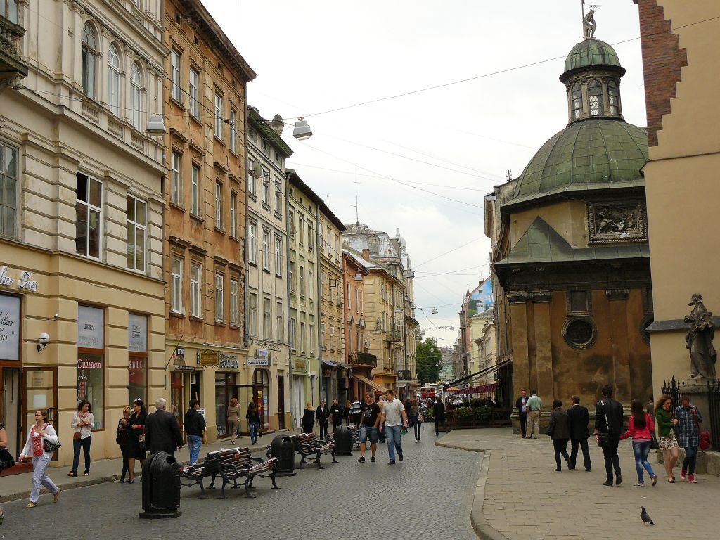 Vul. Halytska Lviv, Ukraine 30-05-2012.