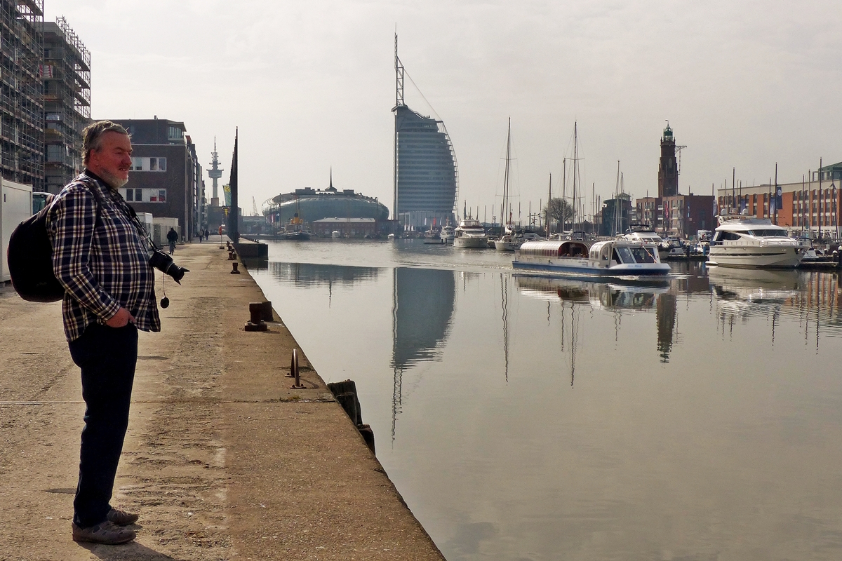 . Am neuen Hafen in Bremerhaven. 08.04.2018 (Jeanny)