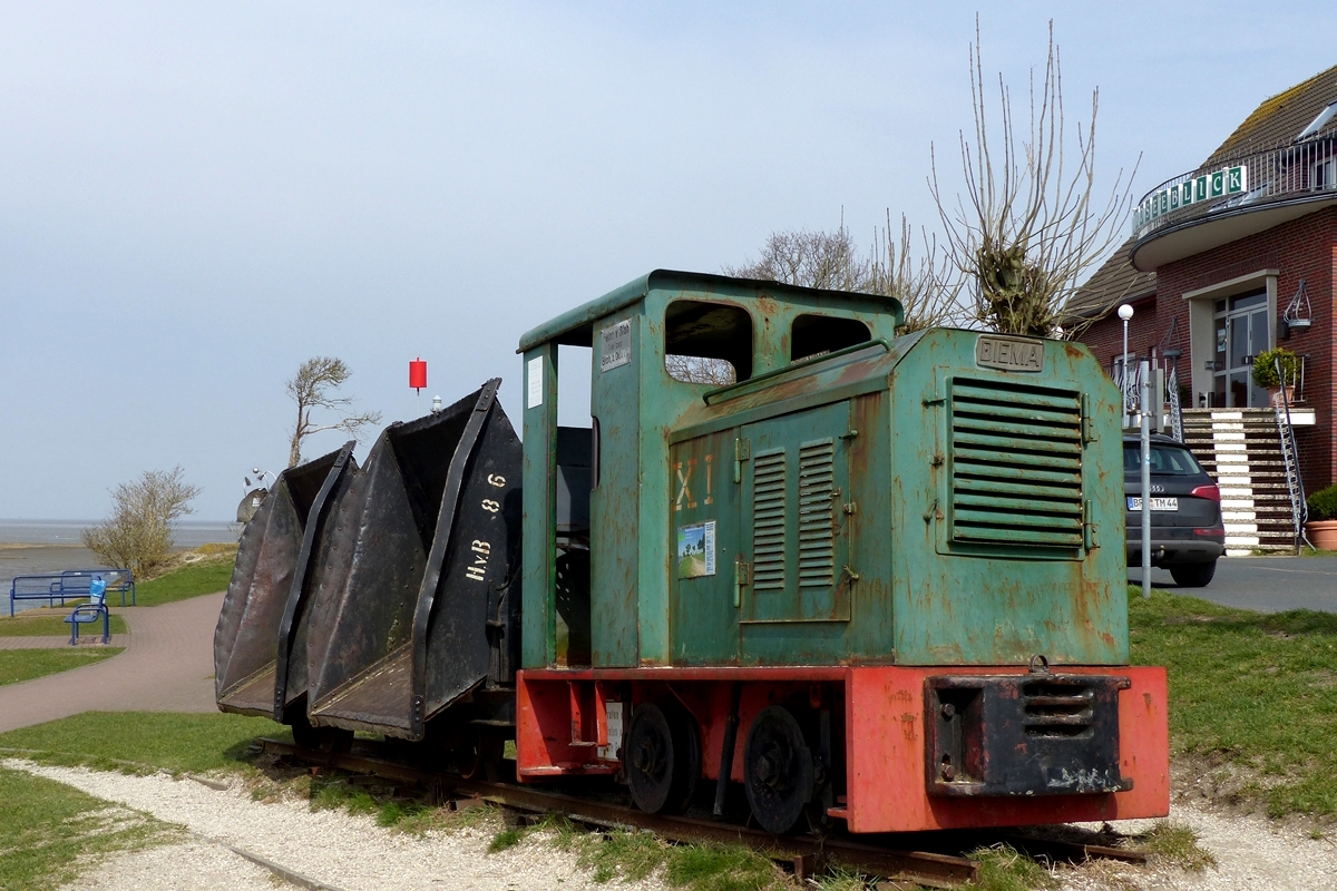 . Deichbaulok in Fedderwardersiel. 12.04.2018 (Jeanny)