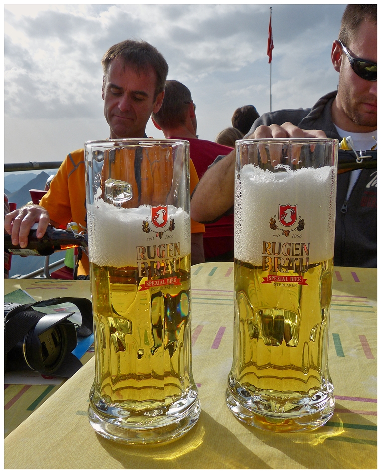 . Der Durst war gro nach der anstrengenden Wanderung. 28.09.2013 (Jeanny)