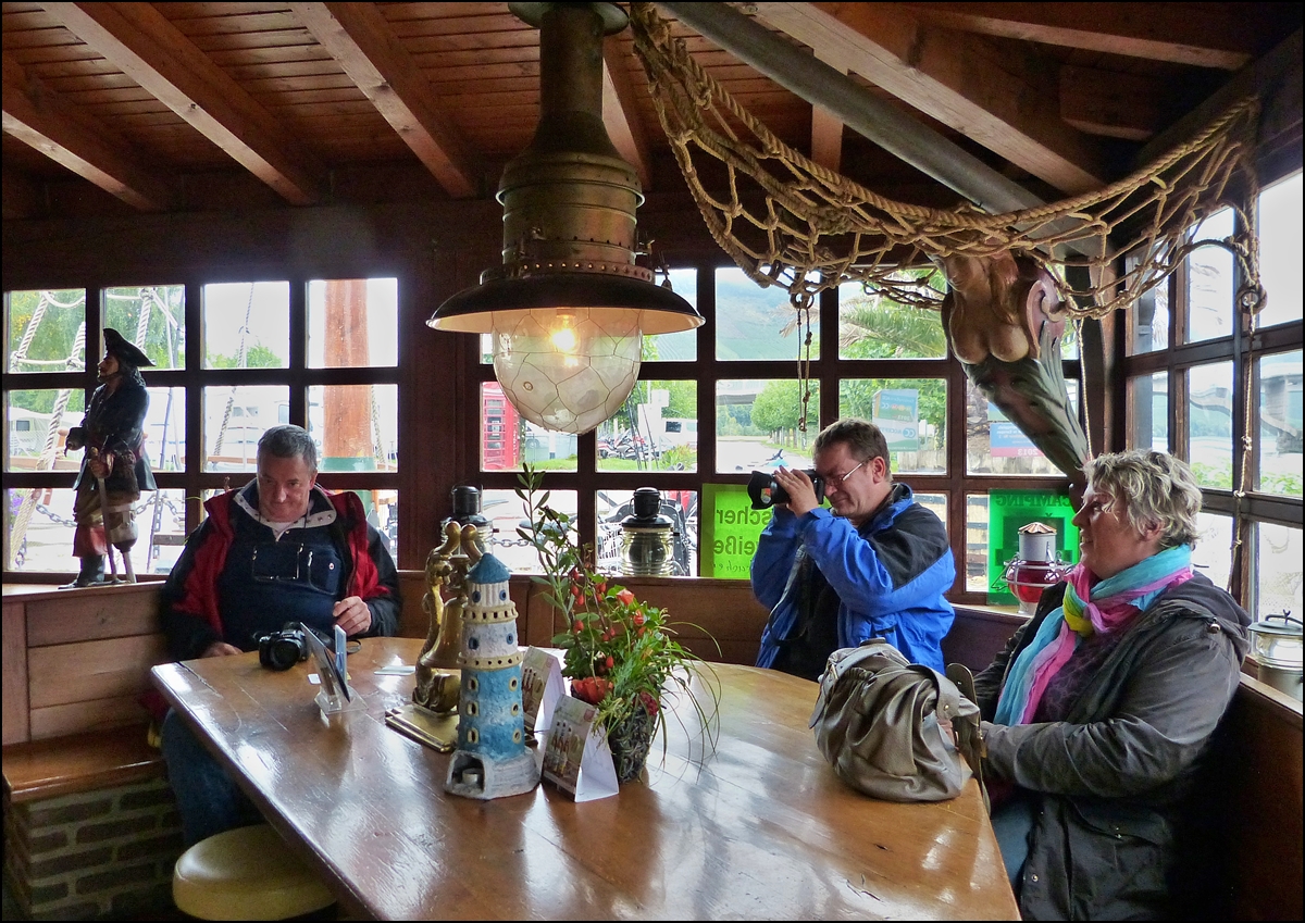 . Gemtlichkeit war angesagt im alten Fhrhaus in Schweich. 05.10.2013 (Jeanny)