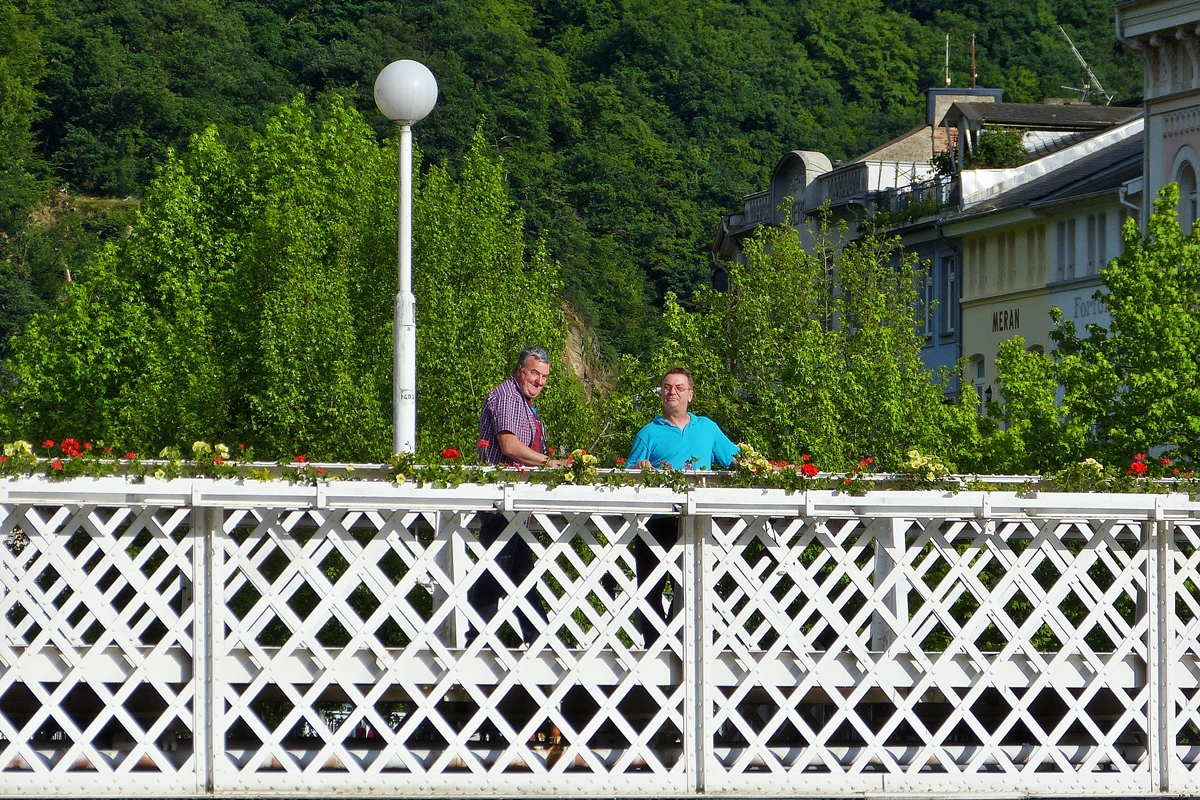 . Zwei Brckengucker in Bad Ems. 25.05.2014 (Jeanny)