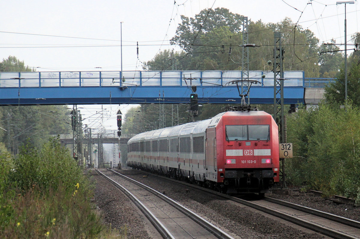 101 103-0 auf den Weg nach Hamburg. Tostedt, den 16.09.2019