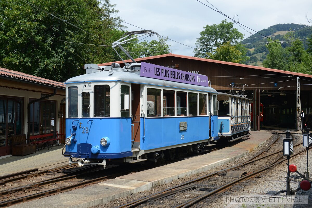 2023-07-16, BC Musée Blonay-Chamby
Automotrices Ce 2/3 28 