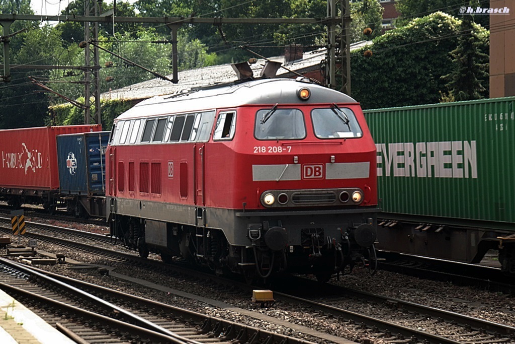 218 208-7 fuhr lz durch hh-harburg,24.07.2014