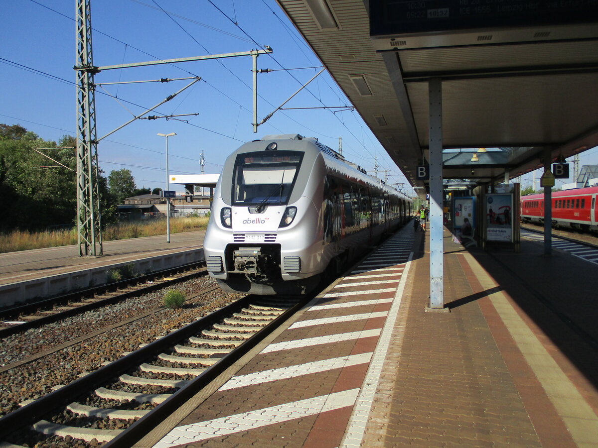 442 312,am 02.September 2022,im Bahnhof Gotha.