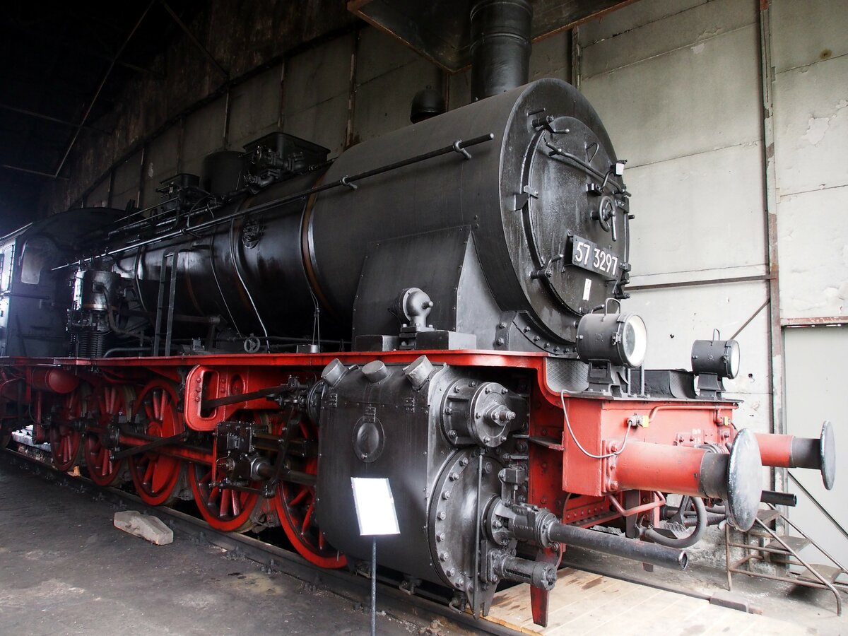 57 3297 im Sächsischen Eisenbahnmuseum Chemnitz am 19.0.2017.