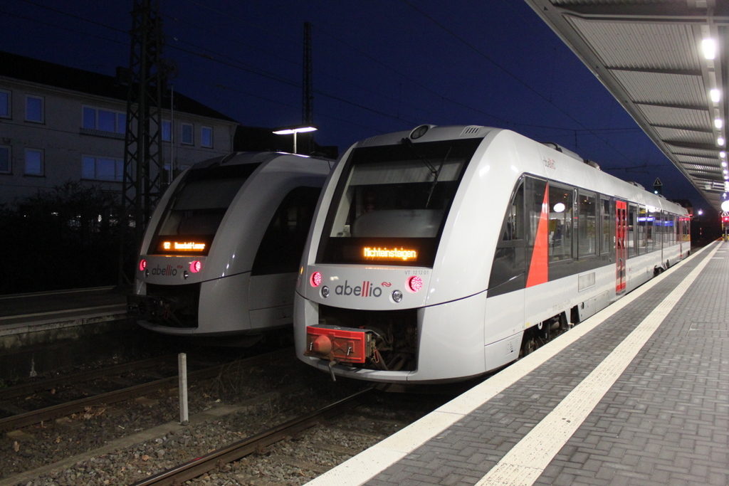 Abellio Treffen am 23.11.2018 in Solingen Hbf.