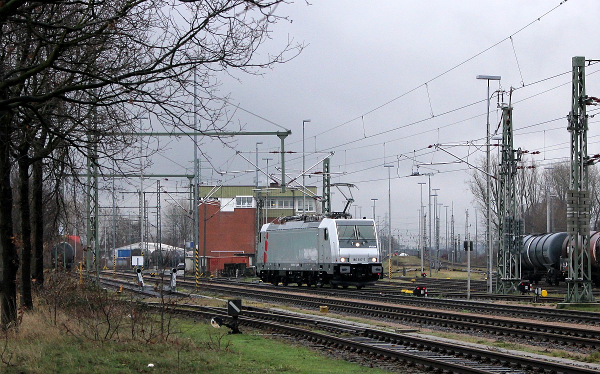 Akiem 187 387-7 Hohe Schaar 22.12.2018