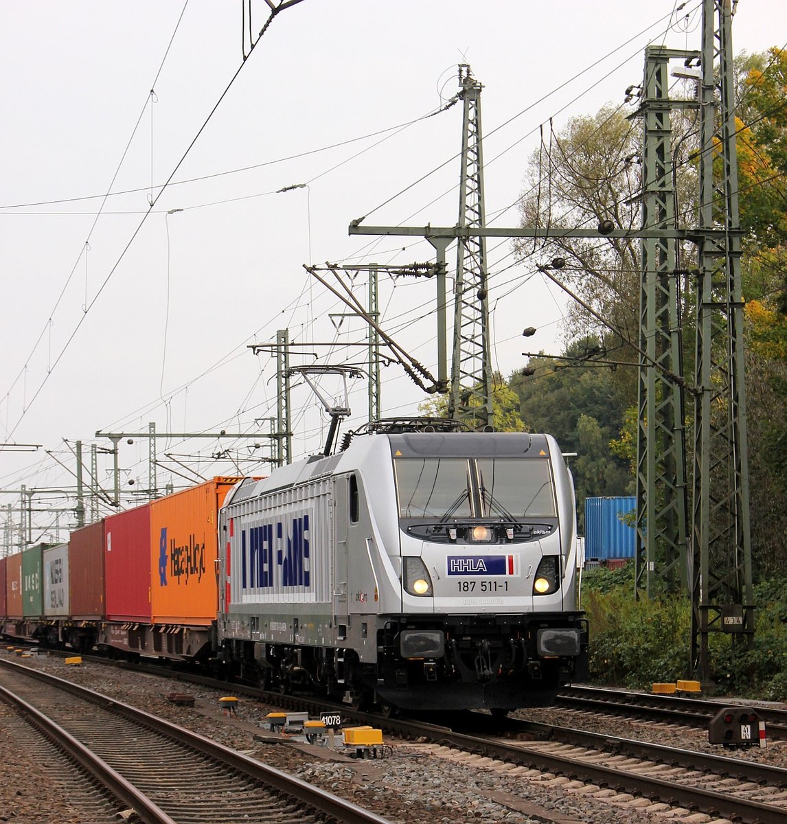 Akiem/HHLA/Metrans 187 511-1 (REV/10.10.19) HH-Harburg 03.10.2020