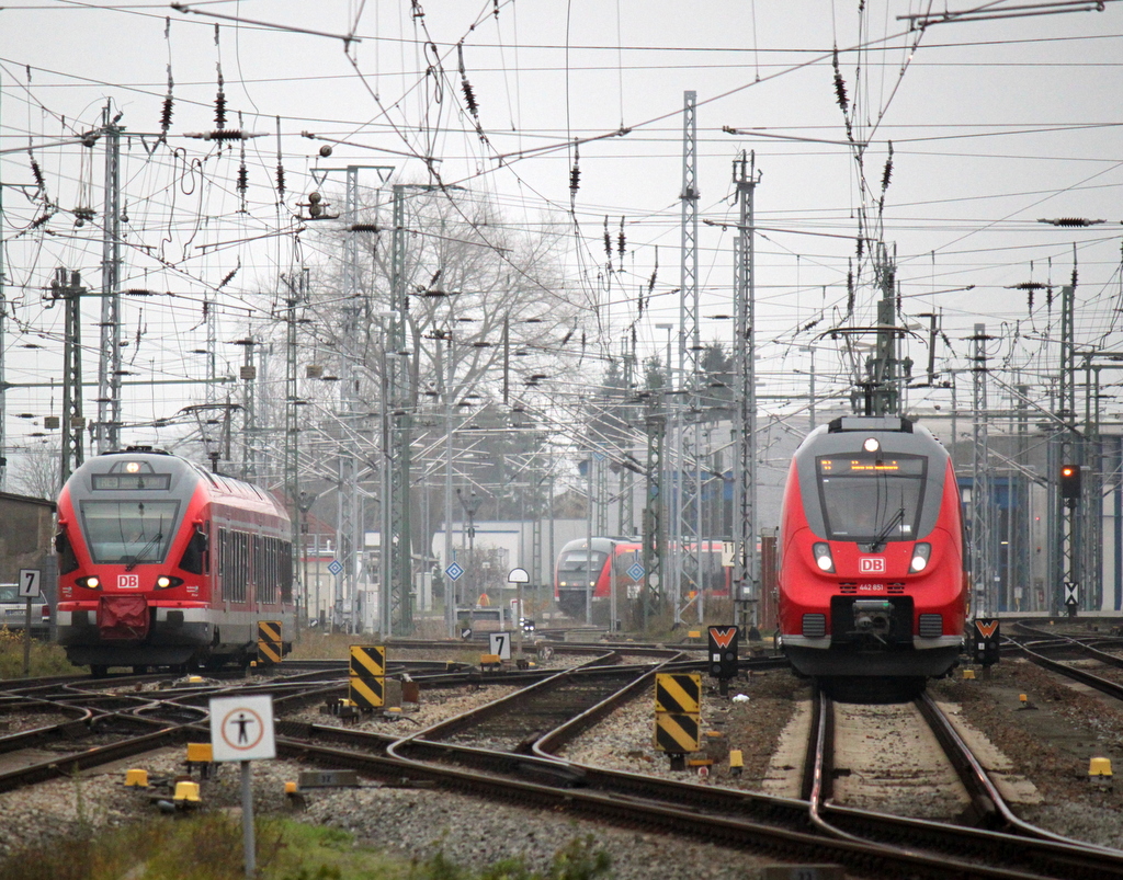 Am 28.11.2014 gab es einen Kampf Flirt VS Hamster im Rostocker Hbf.